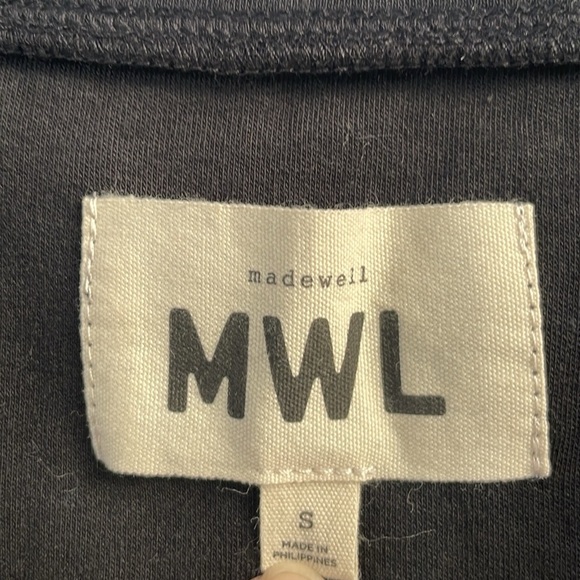 MWL Madewell Breeze Drawstring Romper Black Sleeveless Size Small - Picture 8 of 14